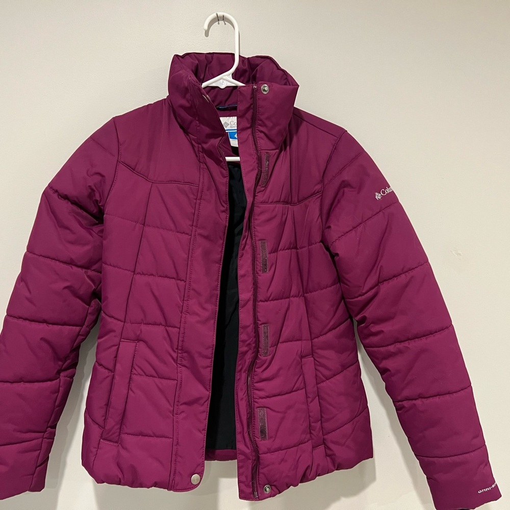 Columbia XS winter coat with removable faux hood